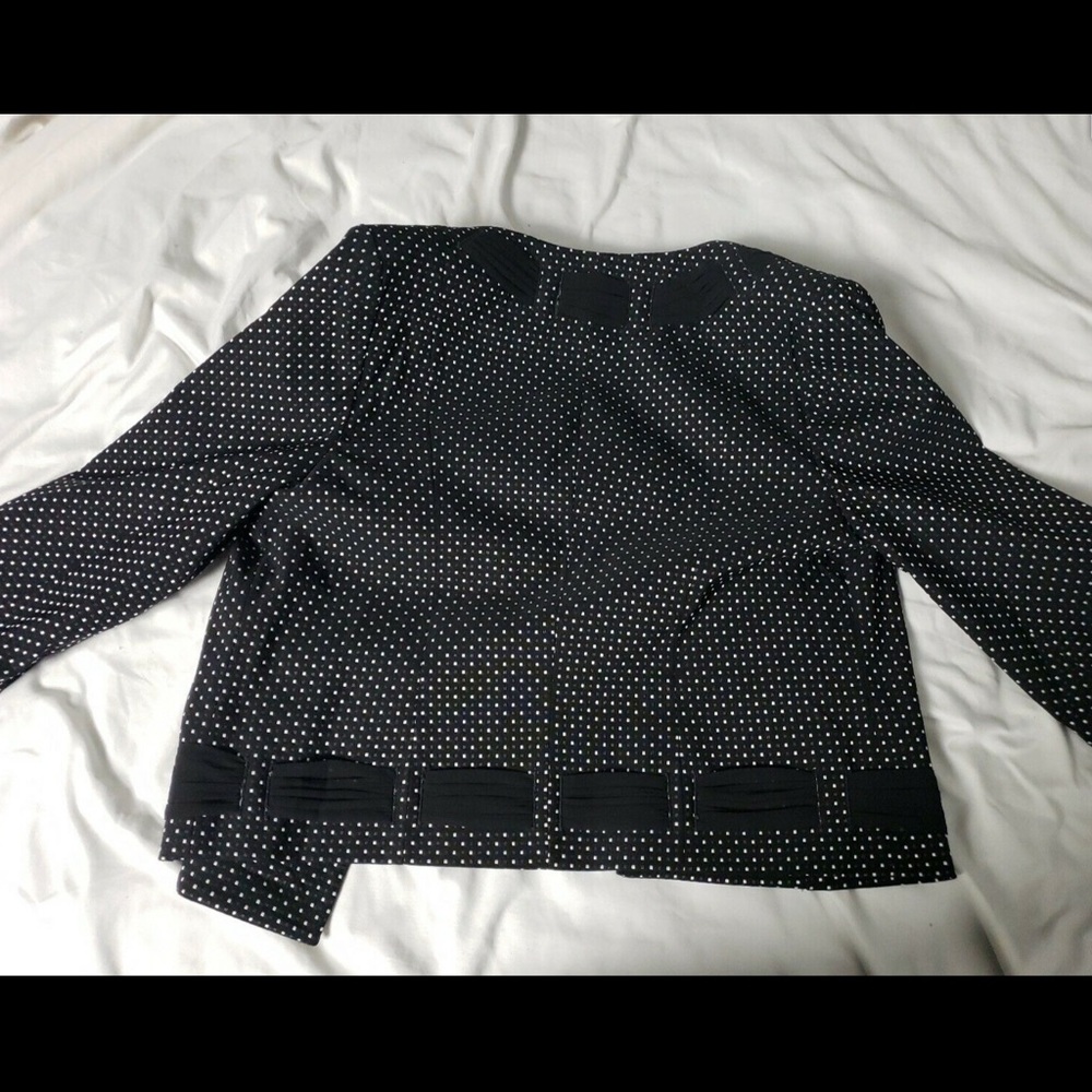 Cabi Women’s Black Polka Dot Jacket - Picture 4 of 6